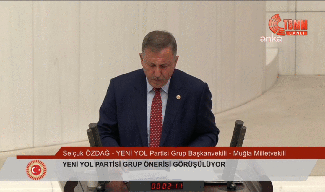 Meclis Genel Kurulu’nda konuşan Yeni Yol Grup Başkanvekili Selçuk Özdağ, iktidarın yaptığı