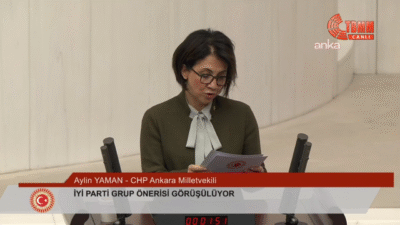 TBMM Genel Kurulu'nda konuşan CHP Ankara Milletvekili Aylin Yaman, "Türkiye