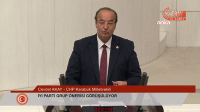 CHP Karabük Milletvekili Cevdet Akay, TBMM Genel Kurulu'nda "Tutuklanan eski