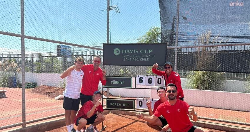 Türkiye 16 Yaş Altı Erkek Tenis Takımı, tarihinde ilk kez