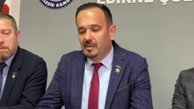 Eğitim-İş Edirne Şube Başkanı Nedim Zobar, “İnsanlık onuruna yaraşır bir