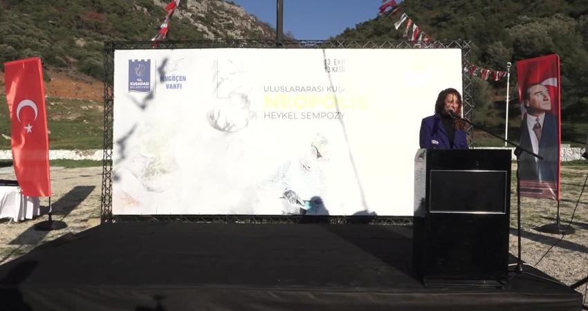 Kuşadası’nda bu yıl 5’inci kez düzenlenen Uluslararası Kuşadası Neopolis Heykel