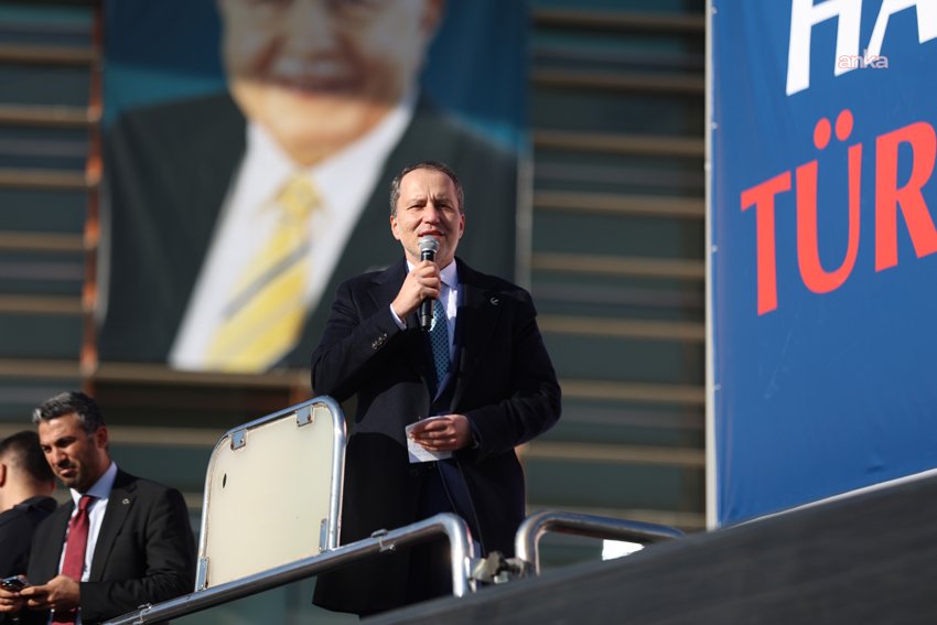 Yeniden Refah Partisi Genel Başkanı Fatih Erbakan, partisinin 3'üncü Olağan