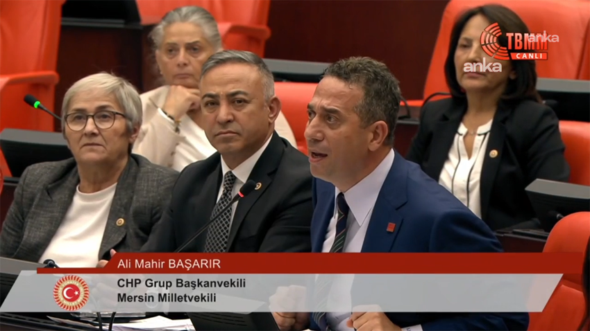 CHP’li Başarır’dan İBB iddianamesine tepki: “102 yıllık bu partiyi kapatacak daha anasının karnından doğmadı” CHP Grup Başkanvekili Ali Mahir Başarır, İstanbul Cumhuriyet Başsavcılığı'nın, CHP'nin