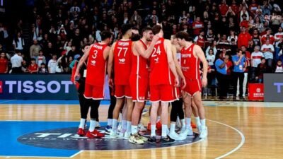 A Milli Erkek Basketbol Takımı, ikinci maçında İsviçre'yi deplasmanda 85-60