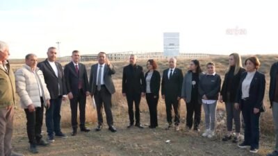 CHP Ankara Milletvekili Adnan Beker, yapımı yarım kalan Akyurt'ta fuar