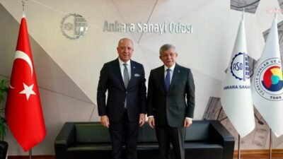 Gelecek Partisi Genel Başkanı Ahmet Davutoğlu, Ankara Sanayi Odası Başkanı