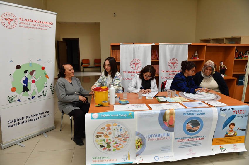 Altındağlı kadınlara diyabet taraması Altındağ Belediyesi, 14 Kasım Dünya Diyabet Günü kapsamında, İl Sağlık