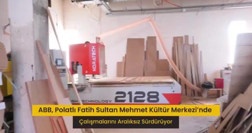 Ankara Büyükşehir Belediyesi, Polatlı’ya değer katacak kültür merkezinin yapımına devam ediyor Ankara Büyükşehir Belediyesi (ABB), Polatlı’nın kültürel ve sosyal yaşamına değer