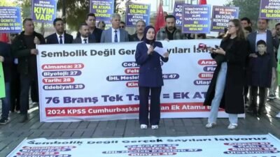 2024 KPSS’de başarı göstermiş ancak atanmamış öğretmenler İstanbul Milli Eğitim