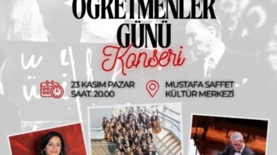 Ataşehir Belediyesi, 24 Kasım Öğretmenler Günü’nü, Ataşehir Belediyesi Gençlik Senfoni