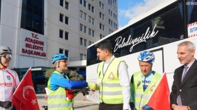10 Kasım Atatürk'ü Anma Günü dolayısıyla Ataşehir Belediyesi ve Bisikletliler