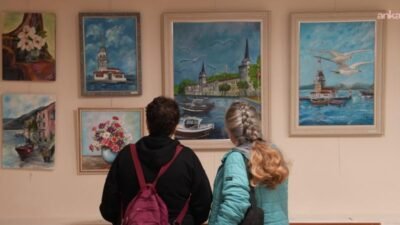 Kartal Belediyesi’nin ev sahipliğinde açılan “Atölye No 10” karma yağlı