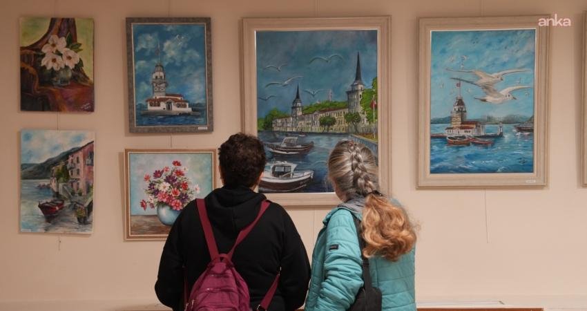 Kartal Belediyesi’nin ev sahipliğinde açılan “Atölye No 10” karma yağlı