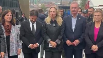 CHP Genel Başkan Yardımcısı Aylin Nazlıaka, Kocaeli Dilovası'ndaki Ravive Kozmetik