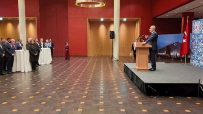 Dışişleri Bakanı Hakan Fidan, Almanya ziyareti kapsamında, Türkiye’nin Berlin Büyükelçiliğinde