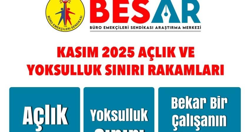 Büro Emekçileri Sendikası Araştırma Merkezi (BES-AR), dört kişilik bir memur