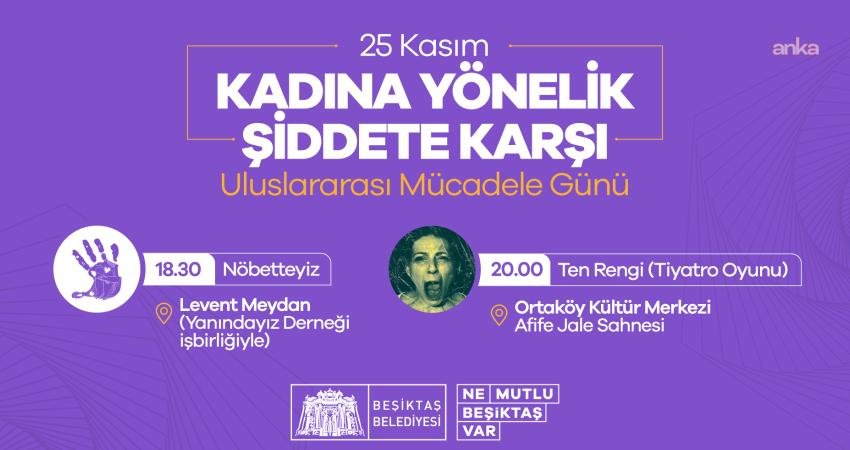 Beşiktaş Belediyesi, 25 Kasım Kadına Yönelik Şiddete Karşı Uluslararası Mücadele