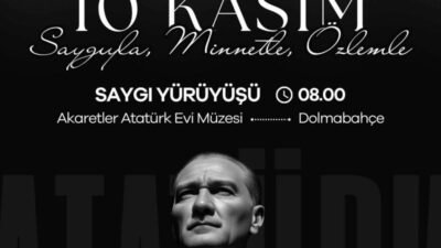 Beşiktaş Belediyesi, Gazi Mustafa Kemal Atatürk’ün ebediyete intikalinin 87'nci yılında
