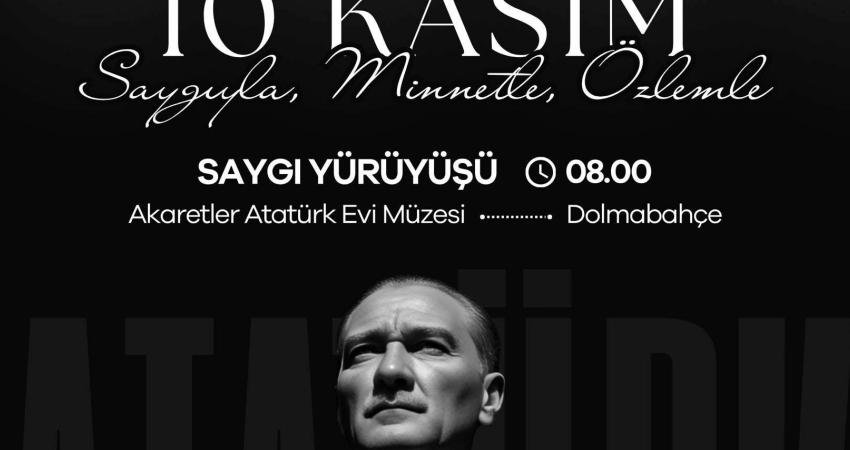 Beşiktaş Belediyesi, Gazi Mustafa Kemal Atatürk’ün ebediyete intikalinin 87'nci yılında