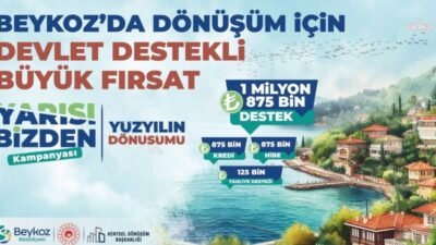 Beykoz'da güvenli, modern ve dayanıklı yaşam alanları oluşturmak amacıyla kentsel