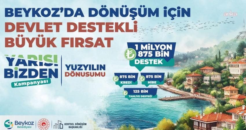 Beykoz'da güvenli, modern ve dayanıklı yaşam alanları oluşturmak amacıyla kentsel