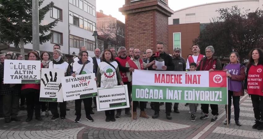 Bilecik’in Pazaryeri ilçesine bağlı Bozcaarmut köyünde yapılmak istenen altın madeni