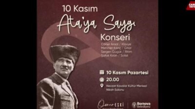Bornova Belediyesi’nin düzenlediği “10 Kasım Atatürk’ü Anma Özel Dinletisi”, Nevzat