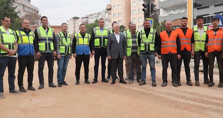 Bursa’da kent içi trafik akışını rahatlatmak amacıyla Nilüfer ilçesi Tuna