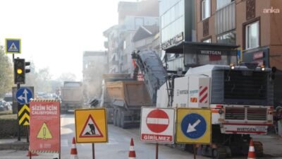 Bursa Büyükşehir Belediyesi, Nilüfer ilçesi İhsaniye Mahallesi Tuna Caddesi’nde kapsamlı