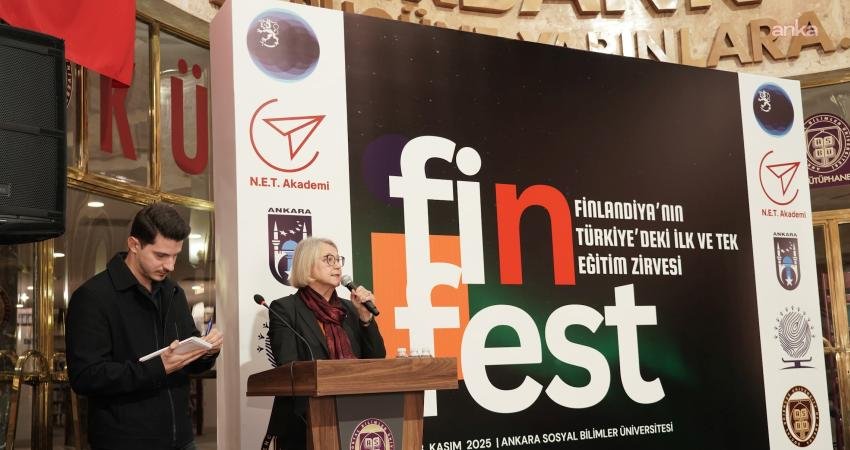 Büyükelçi Hämäläinen, Finlandiya’nın eğitim alanındaki başarısını ve mutluluğunun sırrını anlattı Finlandiya’nın Ankara Büyükelçisi Pirkko Mirjami Hämäläinen, Ankara Sosyal Bilimler Üniversitesi’nde