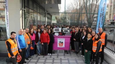 Çankaya Belediyesi, “Avrupa Atık Azaltım Projesi” kapsamında Bahçelievler Sınav Anadolu