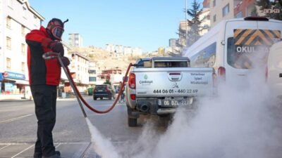 Çankaya Belediyesi, sivrisinek ve haşere ile mücadele çalışmalarını kış aylarında