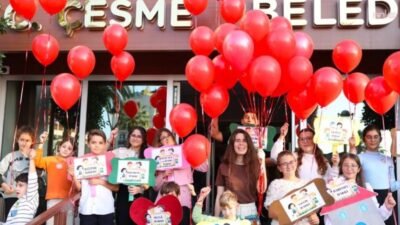 Çeşme Belediyesi'nin 20 Kasım Dünya Çocuk Hakları Günü'nde düzenlediği 1.