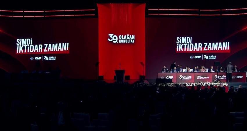 Gezi davası hükümlüsü Tayfun Kahraman, CHP'nin 39'uncu Olağan Kurultayı'na gönderdiği