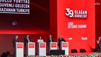 CHP’nin “Şimdi İktidar Zamanı” sloganlı 39’uncu Olağan Kurultayı’nın ilk günü