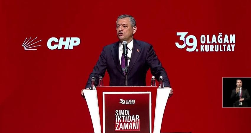 CHP’nin 39'uncu Olağan Kurultayı’nda adaylık konuşması yapan CHP Genel Başkanı