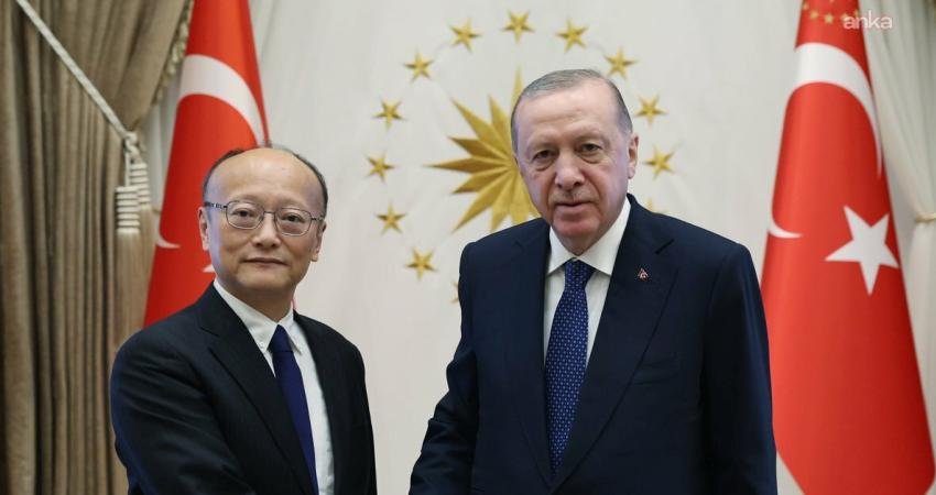 Cumhurbaşkanı Recep Tayyip Erdoğan, Asya Kalkınma Bankası Başkanı Masato Kanda’yı