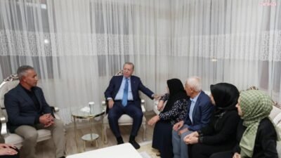 Cumhurbaşkanı Recep Tayyip Erdoğan, TOKİ koordinasyonunda yapımı tamamlanan köy evlerinde