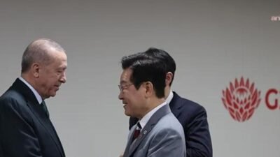Cumhurbaşkanı Recep Tayyip Erdoğan, Güney Kore Devlet Başkanı Lee Jae