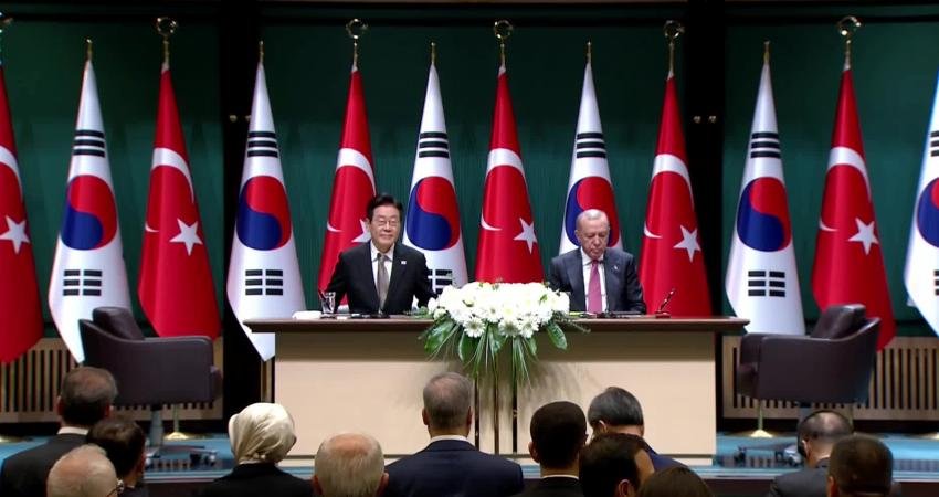 Cumhurbaşkanı Recep Tayyip Erdoğan, Güney Kore Devlet Başkanı Lee Jae