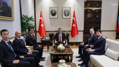 Cumhurbaşkanı Yardımcısı Cevdet Yılmaz, Kırgızistan Bakanlar Kurulu Başkan Yardımcısı Edil