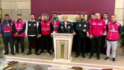 DEM Parti Mersin Milletvekili Perihan Koca, motokuryelerin yaşadıkları mağduriyetlere ilişkin "Sokaklarda