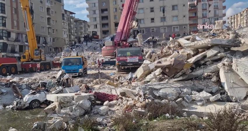 Hatay'da 6 Şubat depremlerinde yıkılması sonucu 73 kişinin hayatını kaybettiği