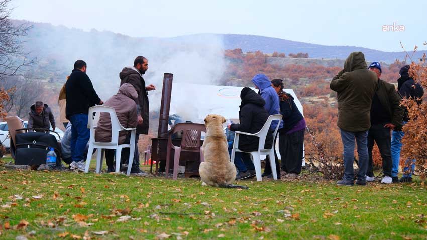Tunceli'de, ponza taş ocağı projesine karşı 165 gündür çadır nöbeti