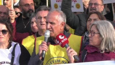 Eğitim-Sen, Milli Eğitim Bakanlığı'nın 2026 bütçesiyle ilgili TBMM Dikmen Kapısı