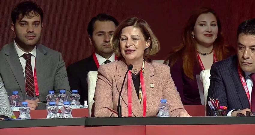 CHP'nin tutuklu Cumhurbaşkanı adayı Ekrem İmamoğlu, CHP'nin 39'uncu Olağan Kurultayı'na yapay