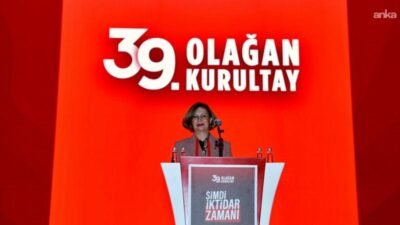 CHP’nin tutuklu Cumhurbaşkanı Adayı Ekrem İmamoğlu, CHP 39’uncu Olağan Kurultayı’nda