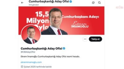İstanbul Cumhuriyet Başsavcılığı, CHP'nin cumhurbaşkanı adayı Ekrem İmamoğlu'na ait Cumhurbaşkanlığı