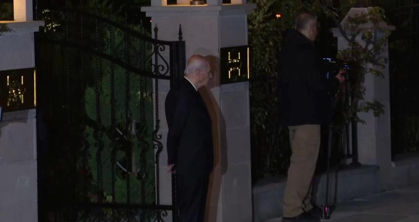 Cumhurbaşkanı Recep Tayyip Erdoğan, MHP Genel Başkanı Devlet Bahçeli’yi konutunda